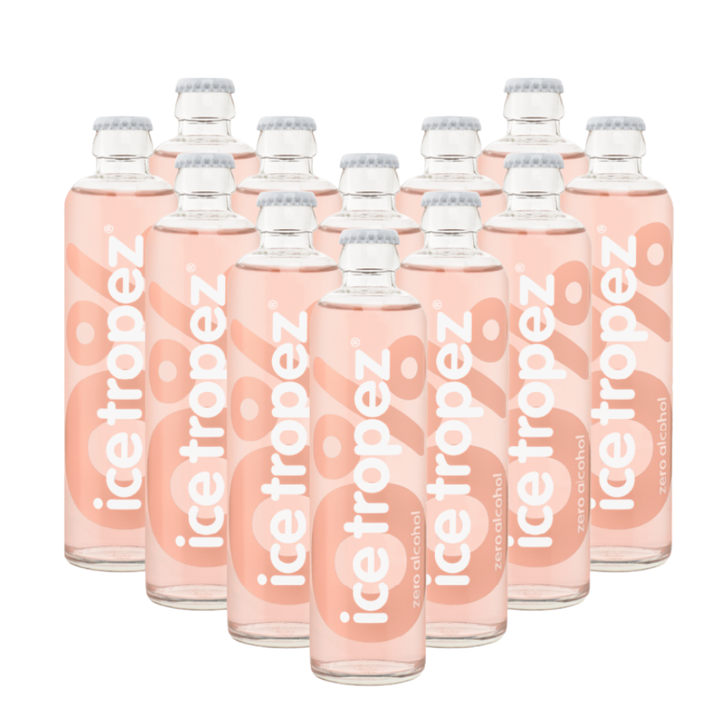Ice Tropez Zero (Peach) - Case of 12
